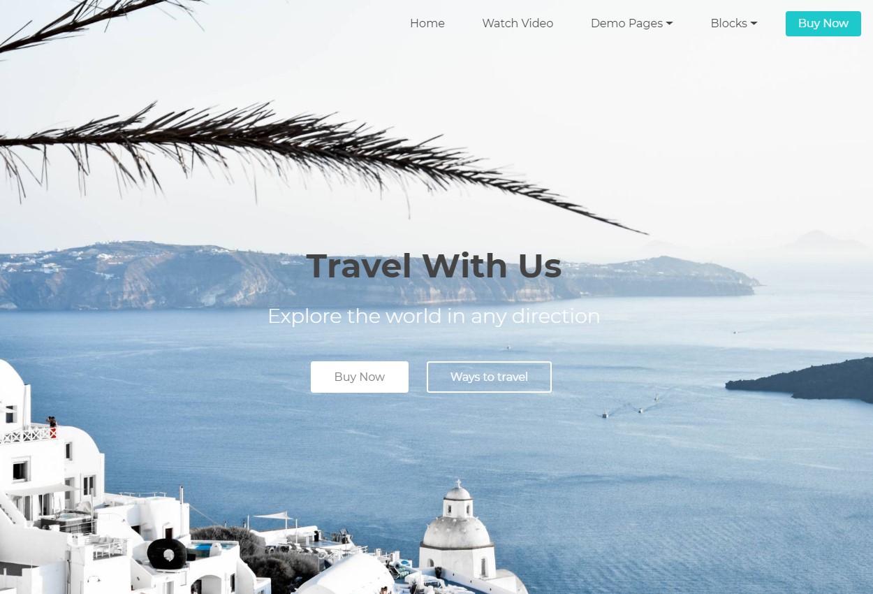 Bootstrap Travel Agency 