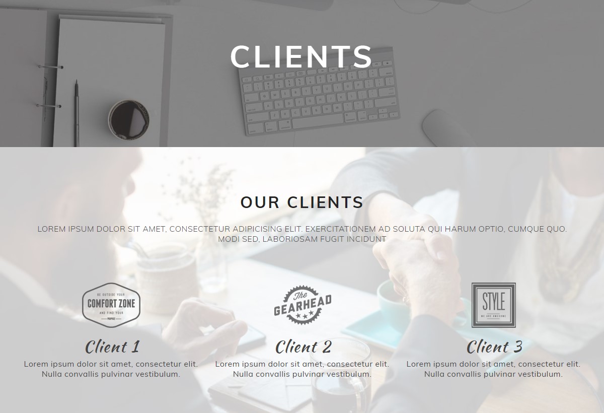 HTML Clients Template