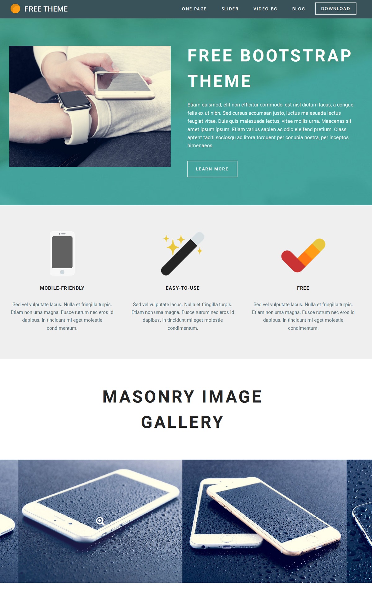 19 Fresh One Page and Landing Page Bootstrap Theme Collection