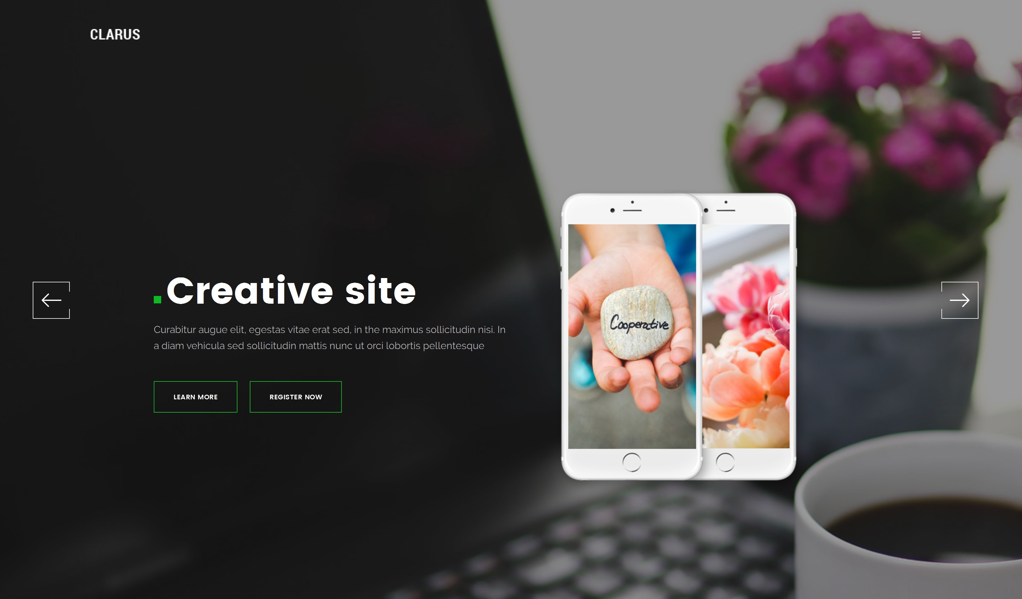 Free Download Bootstrap One Page Theme