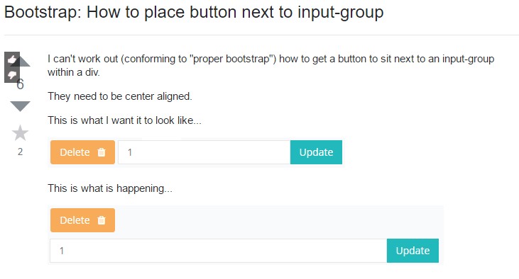  Exactly how to place button  upon input-group