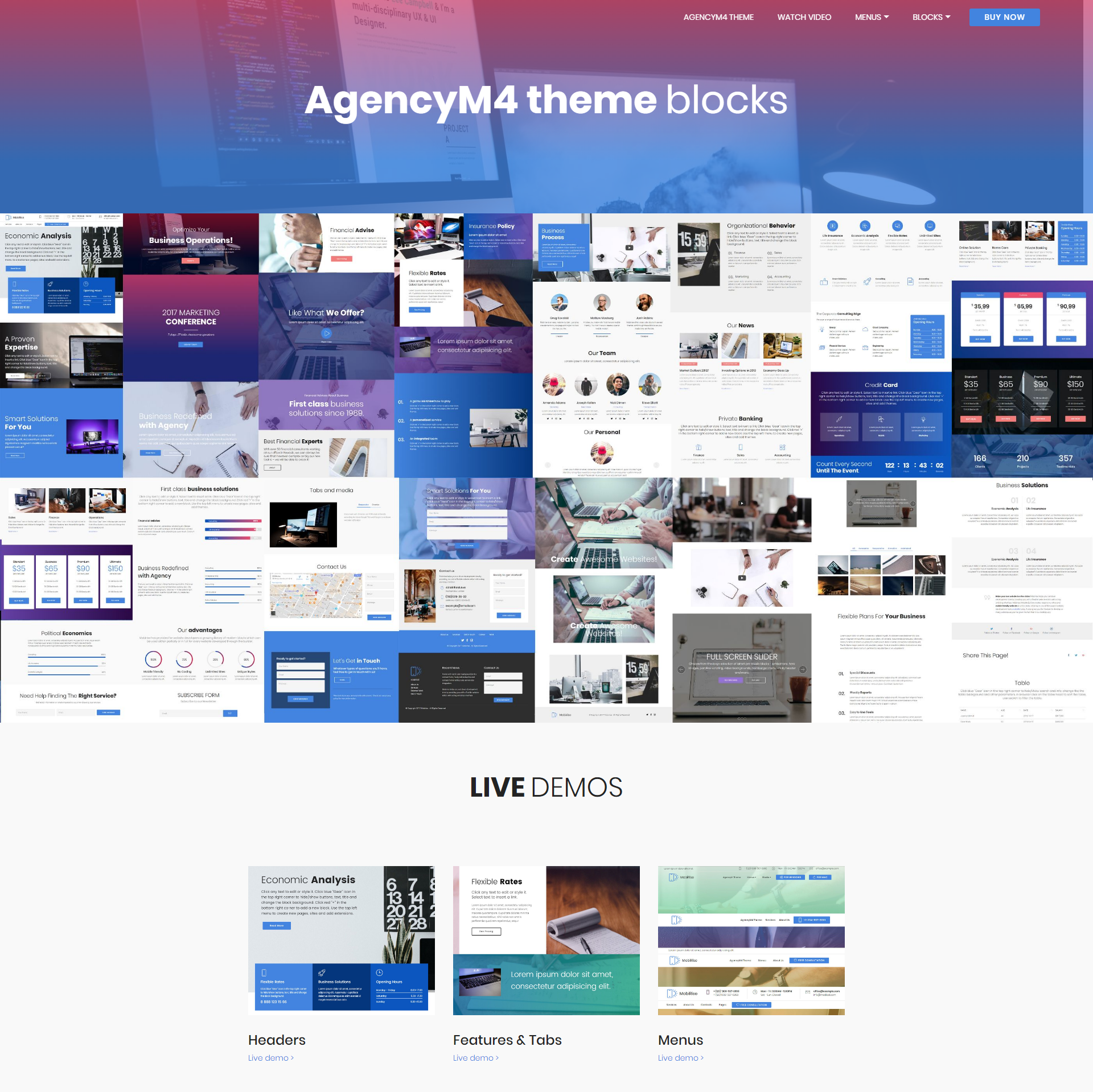Free Bootstrap AgencyM4 Themes