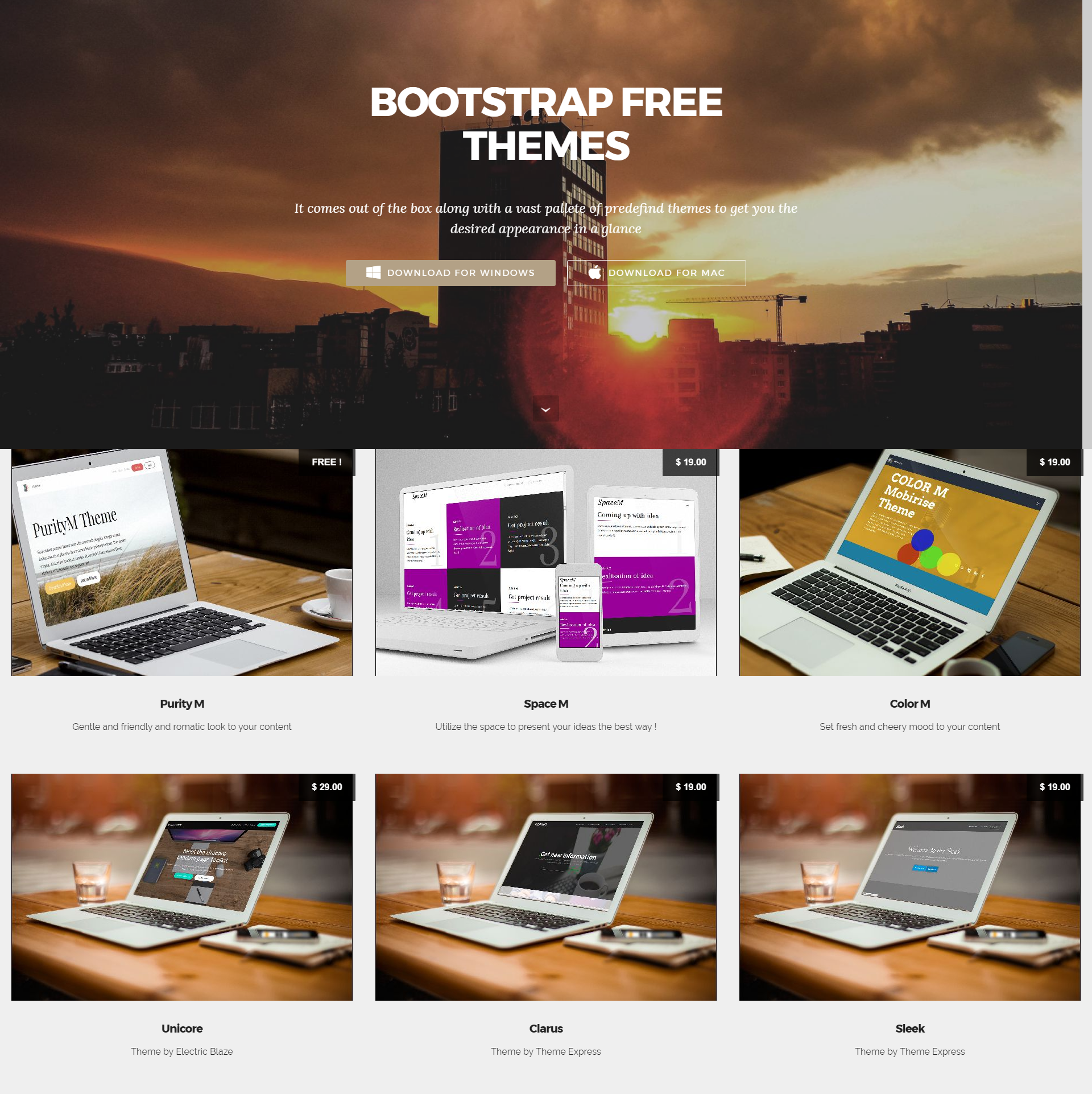 HTML5 Bootstrap Themes