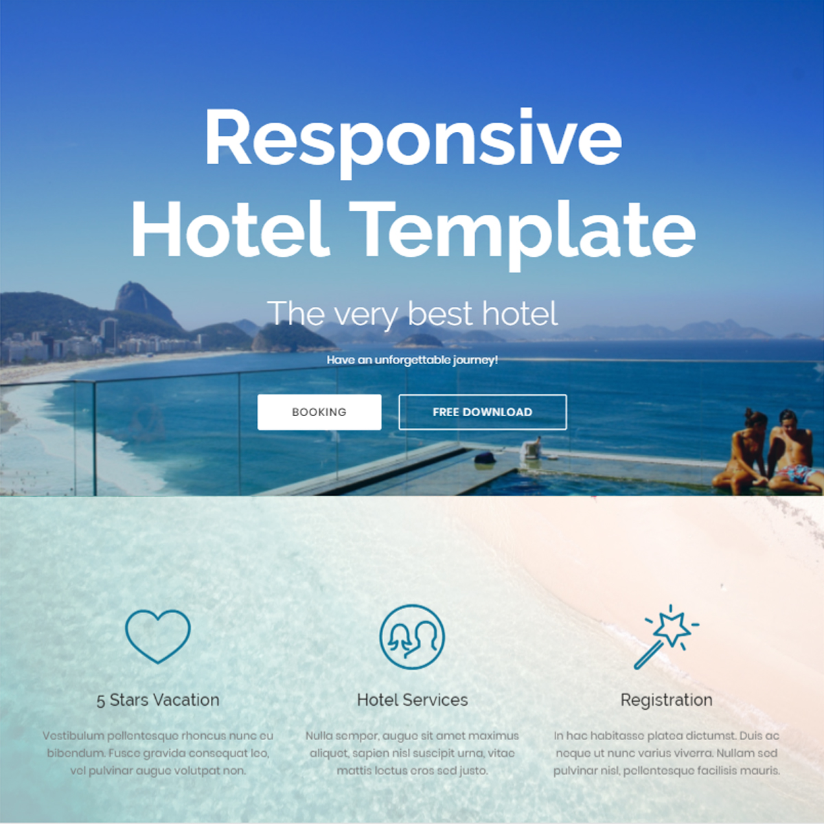 Free Download Bootstrap Hotel Templates