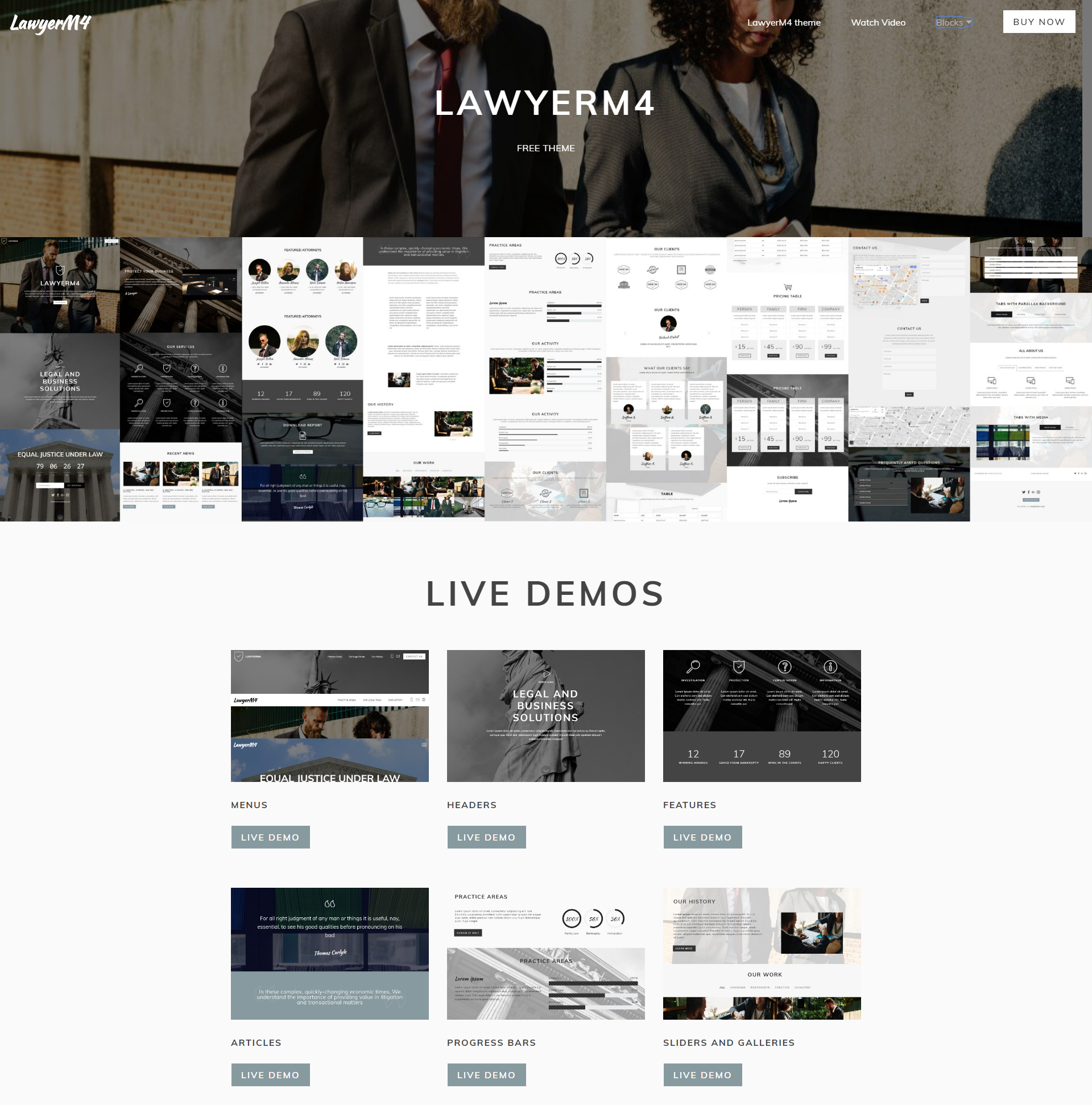 Free Download Bootstrap LawyerM4 Templates