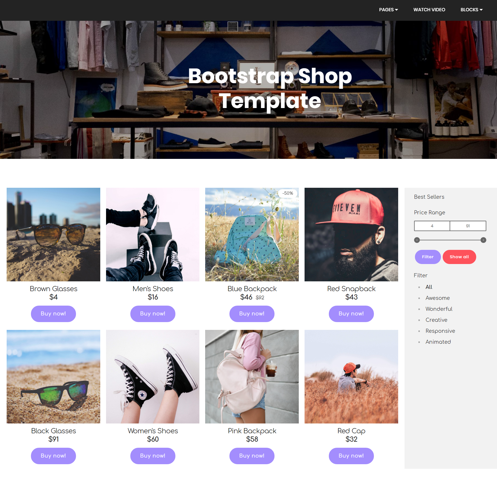 Bootstrap Website Templates Free Download For School