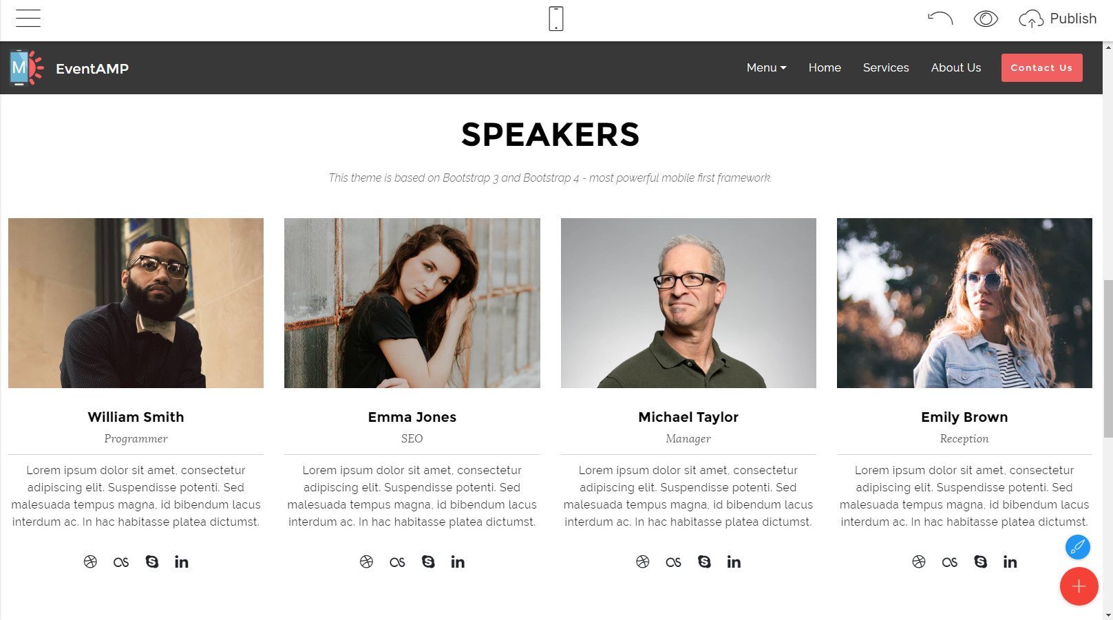 free bootstrap template