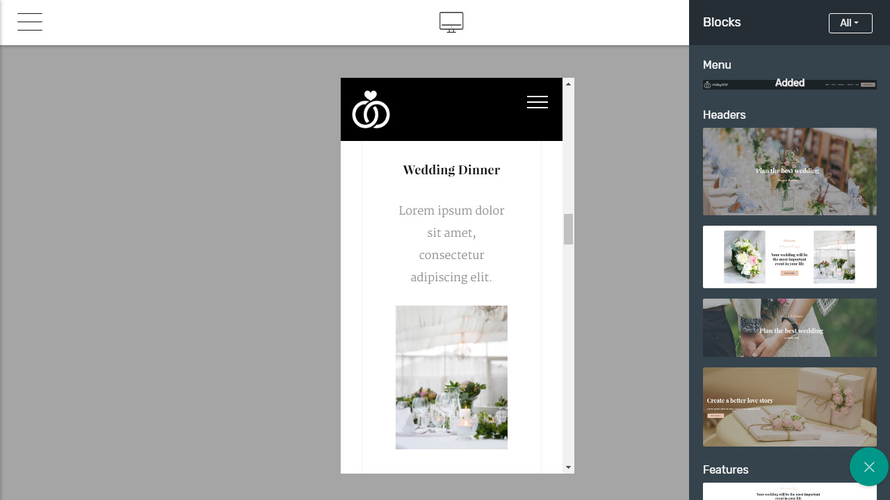 github wedding bootstrap template