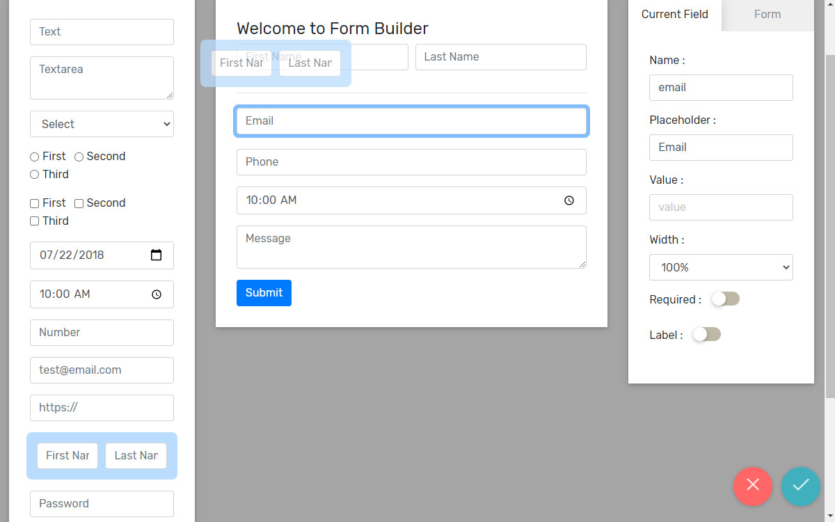 online form builder