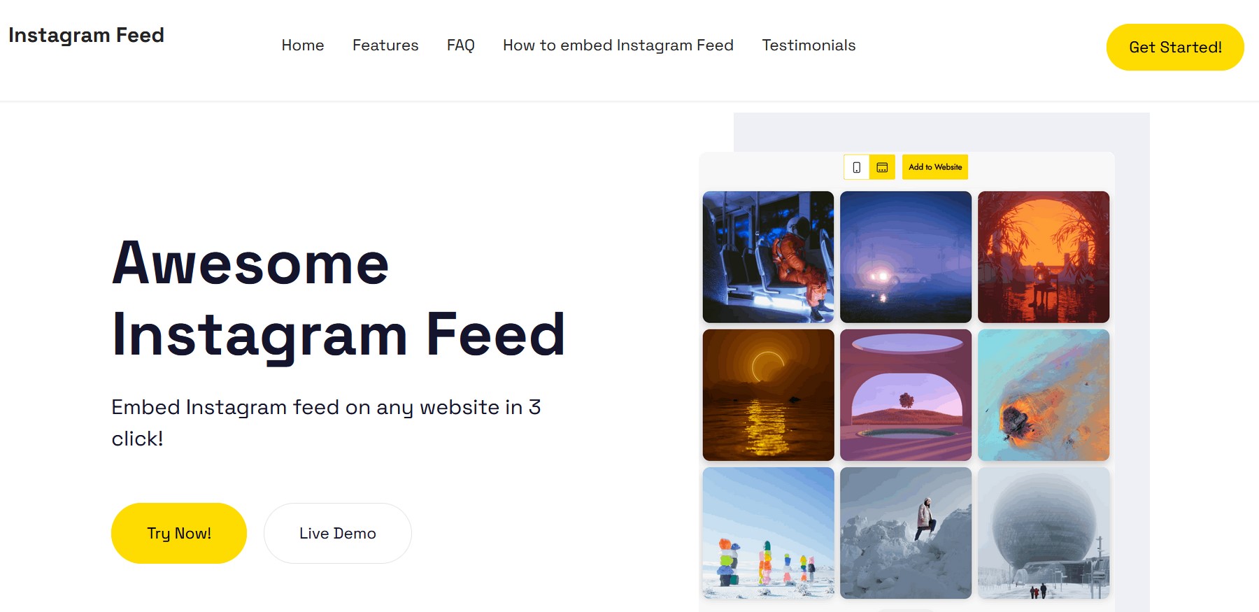 instagram html widget